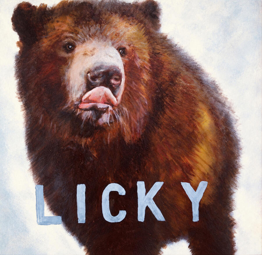 LICKY Original watercolour on 300 gsm paper A5 · 21 × 14.8 cm Unframed £150 Delivery quoted separately.